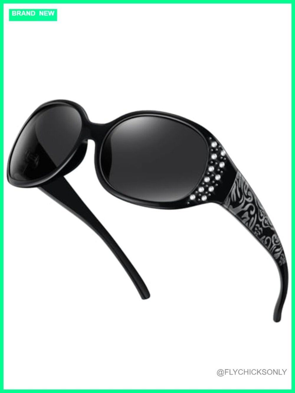 Polarized UV400 Oval Sunglasses for Women